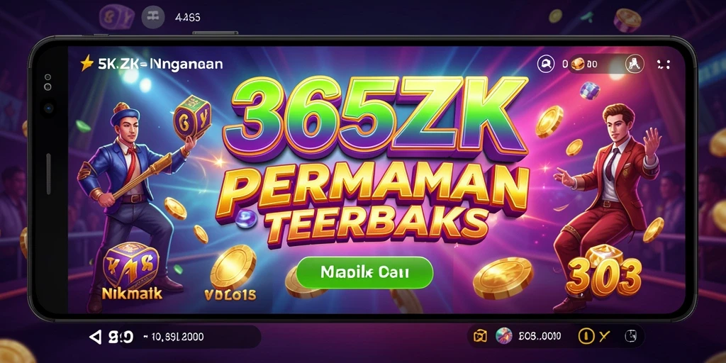 Tampilan gameplay menarik dari aplikasi Slot 365ZK