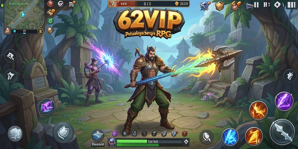 Screenshot dari gameplay RPG di 62VIP yang menarik dan imersif.