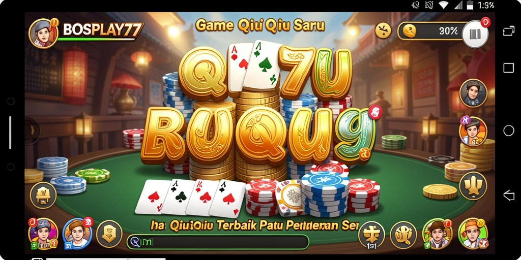 Tampilan gameplay seru dari BOSPLAY77 QiuQiu.