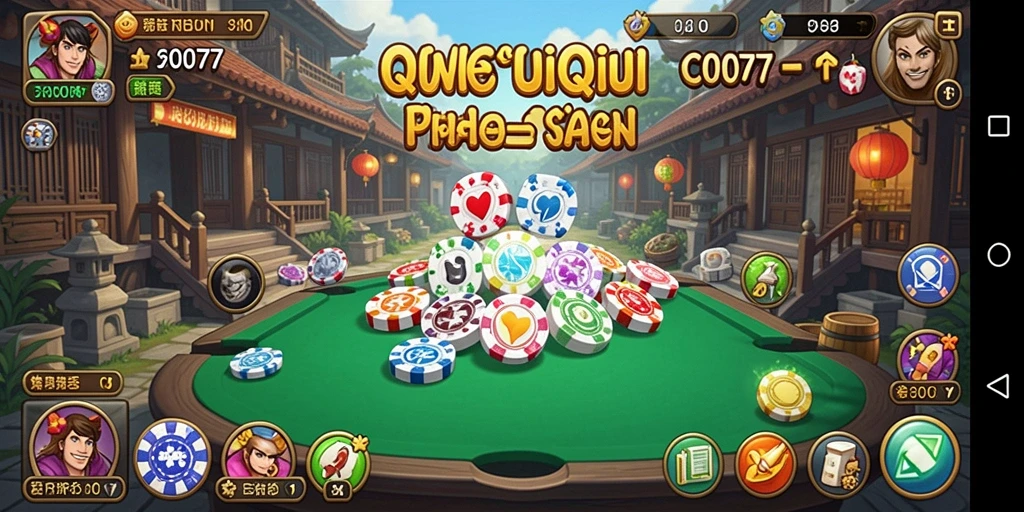 Gameplay seru QiuQiu dalam C0077 yang penuh tantangan.