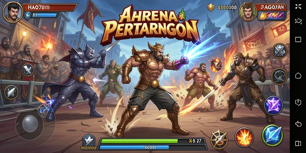 Tampilan menarik dari pertarungan seru di HAO788.