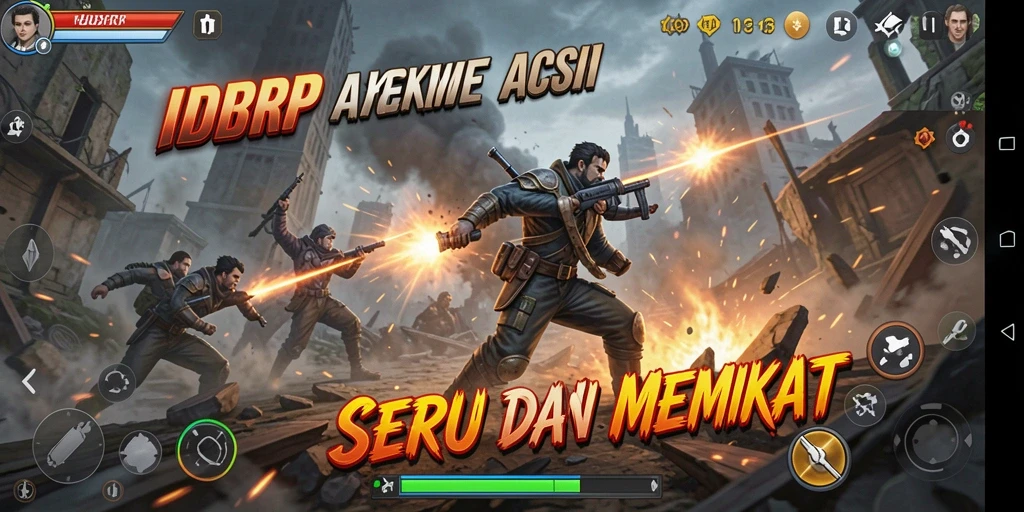 Screenshot IDRRP menampilkan aksi seru dalam permainan.