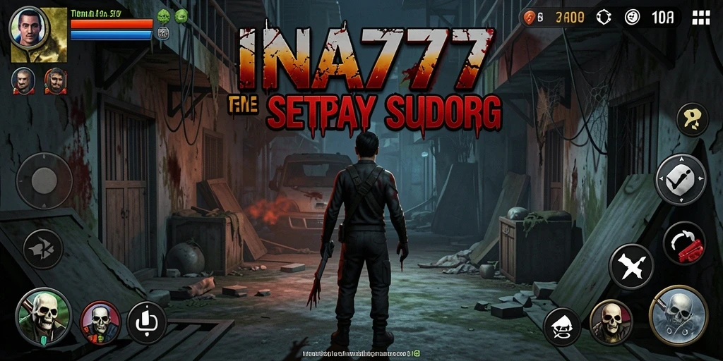 Screenshot gameplay yang menampilkan suasana menegangkan dan horor.