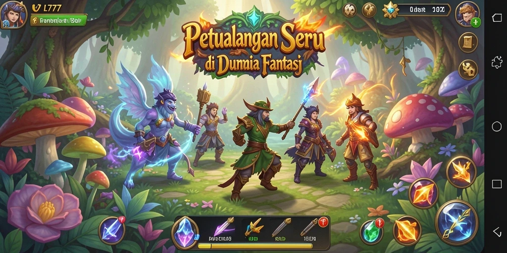Tampilan gameplay L777 yang penuh petualangan dan tantangan.