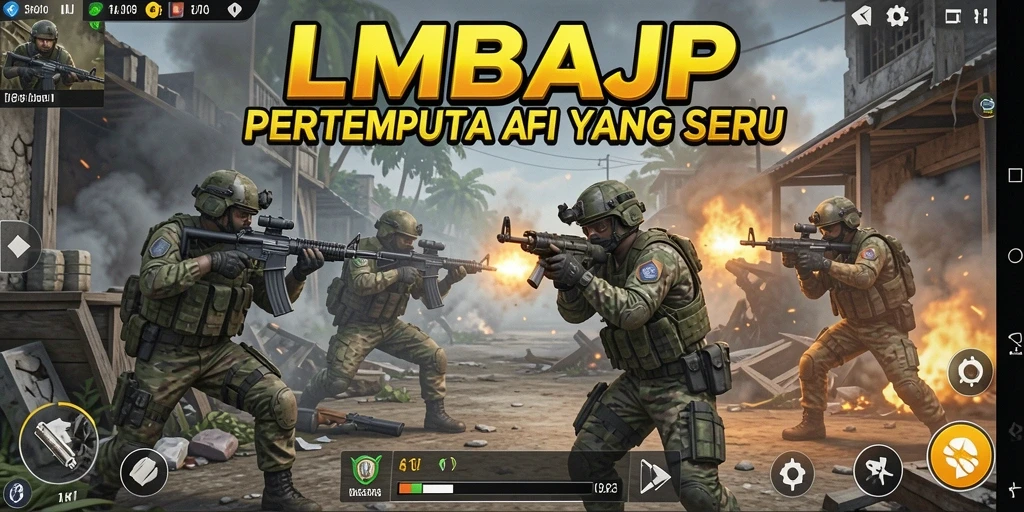 Gameplay seru dari LMBAJP dalam aksi FPS.