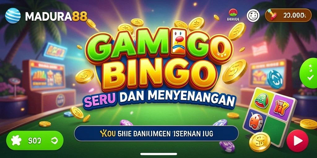 Tampilan gameplay seru di MADURA88 dengan fitur Bingo interaktif.