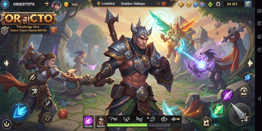 Tampilan gameplay ARPG yang menakjubkan dari ORISTOTO.