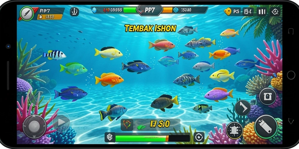 Tampilan gameplay seru dari PP7 yang memukau.