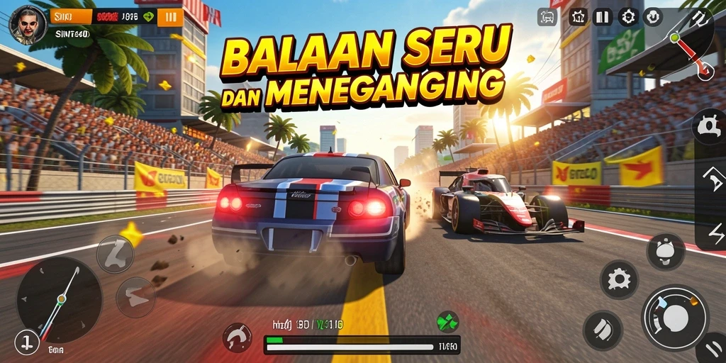 Tangkapan layar dari gameplay <strong>SINTE4D</strong> yang seru dan menegangkan.
