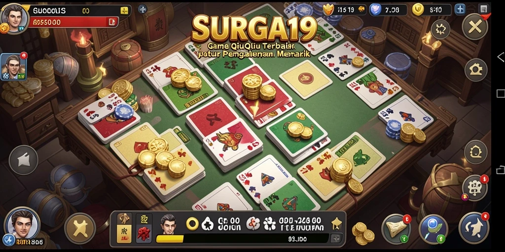 Tampilan menarik dari gameplay QiuQiu SURGA19.