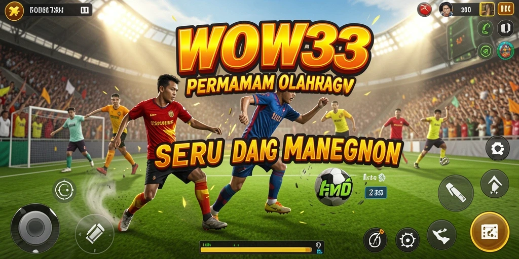 Screenshot gameplay WOW33 yang menunjukkan pertandingan seru.